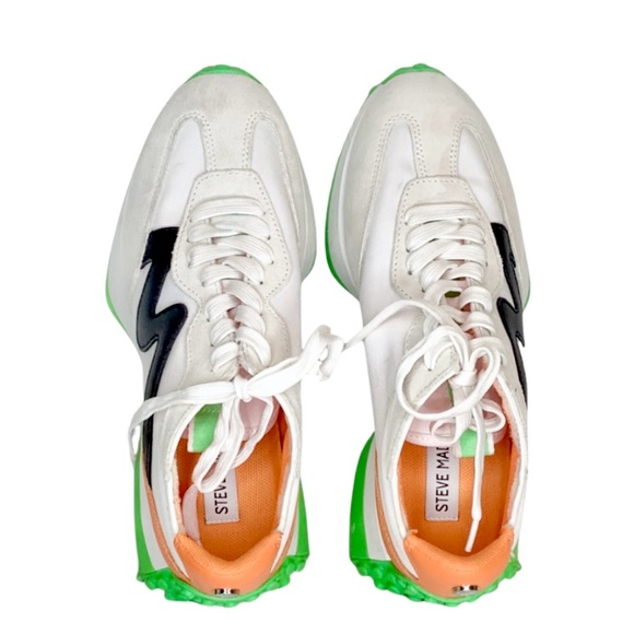 Steve Madden Campo Sneaker in White/Multi - Picture 7 of 11